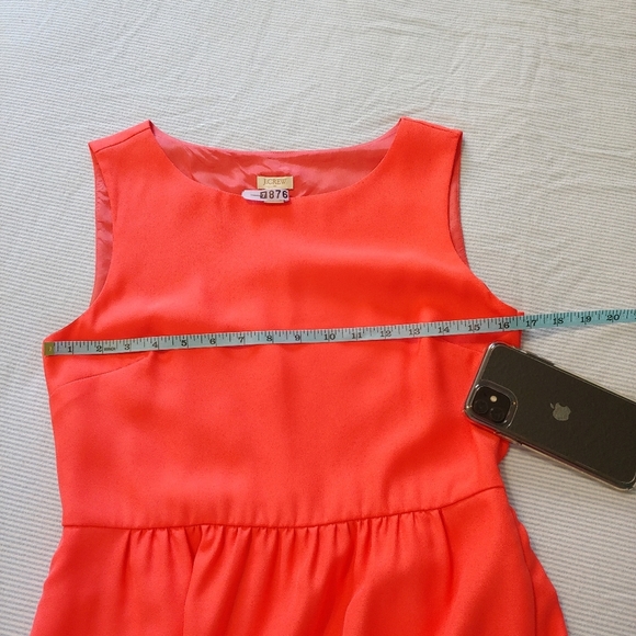 J.Crew Coral Pink Camille Dress, Sz 6 - Picture 12 of 13